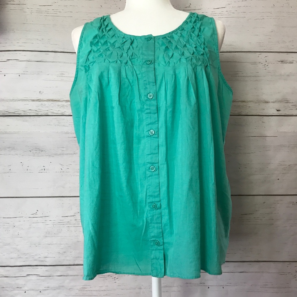 J Crew sleeveless top
